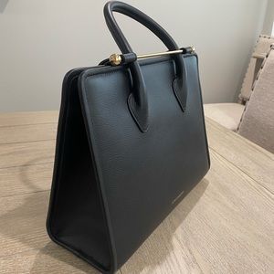 Strathberry Midi Tote Black